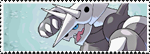 Stamp Pokemon 306-Aggron