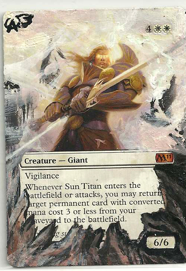 I cast Sun Titan