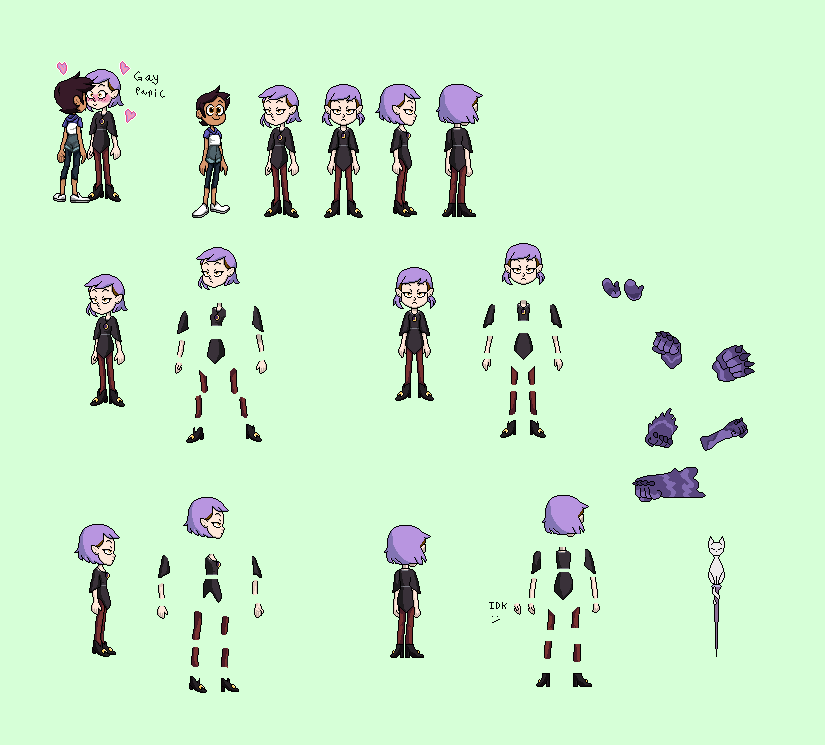 Character Sprite Rig Amity Blight sprite rig by Sunmellows on DeviantArt