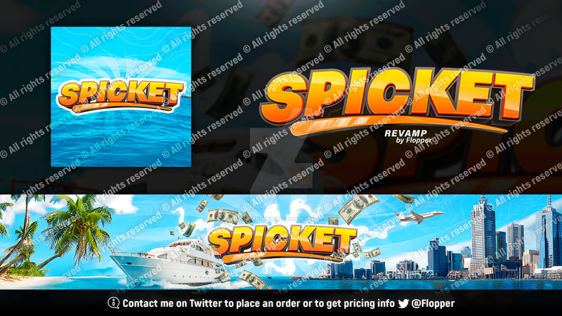 Spicket Screen Spicket BANNER and LOGO by Flopper by FlopperDesigns on DeviantArt