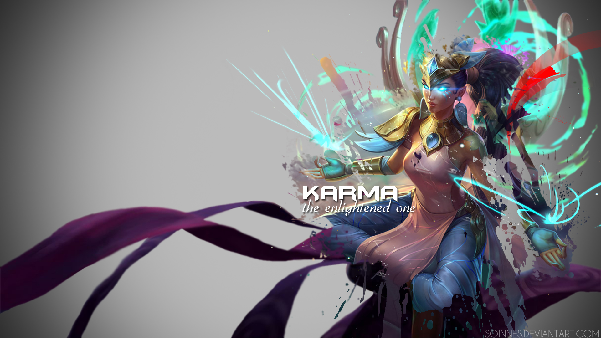 League of Legends - Lotus Karma Wallpaper