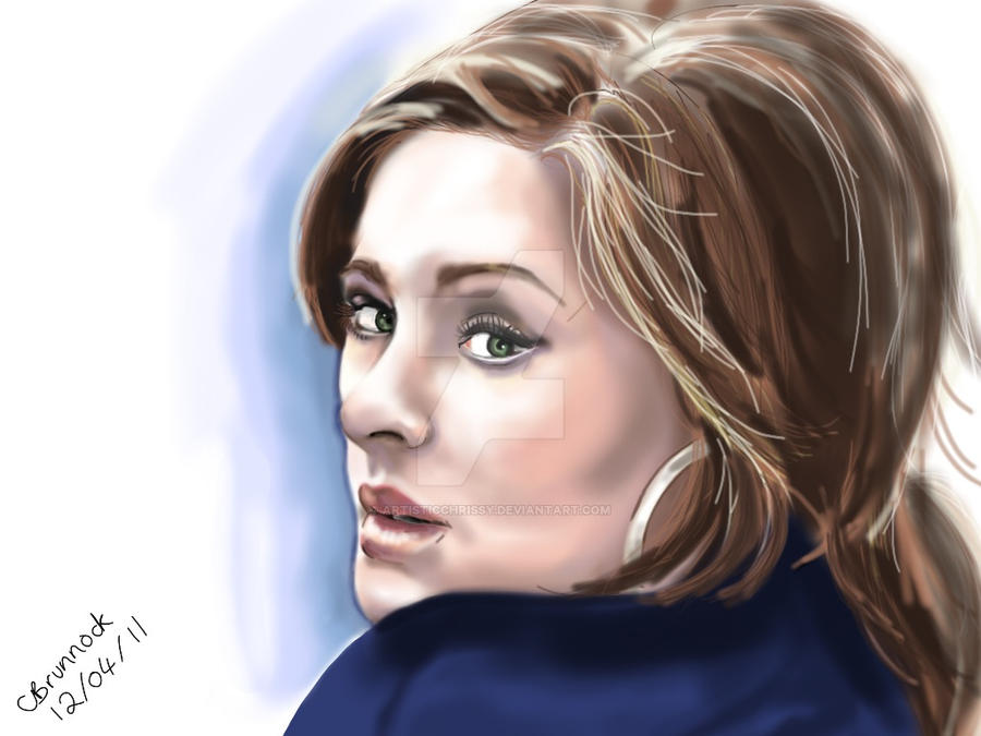 Adele Digital Drawing by artisticchrissy on DeviantArt