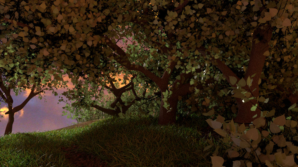 Forest Rendered Forest render by Akeczaa on DeviantArt