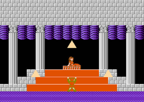 Zelda 2 Waking Zelda