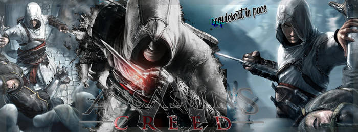 Assassins creed - Facebook time line cover by Plafki