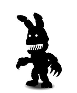 Adventure Nightmare Shadow Springbonnie by OfficialSilvaHype on DeviantArt