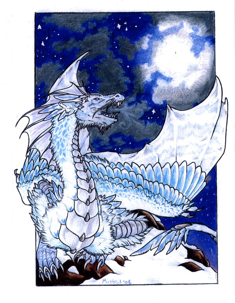 Снежный дракон читать полностью. Зимний дракон. Драконы зимней ночи иллюстрации. Зимняя иллюстрация с драконом. Картины драконы для печати.