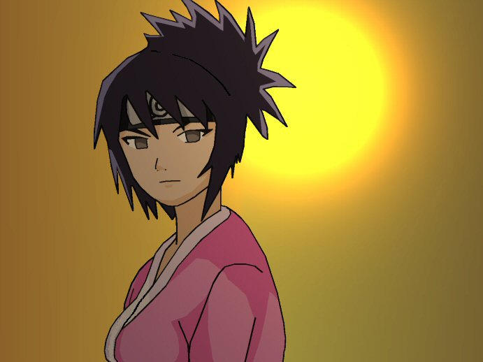 Anko in Kimono by AgentVivi on DeviantArt.