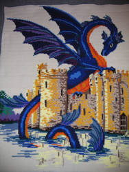 Crochet Dragon blanket