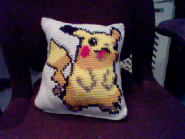 Pikachu Pixel Pillow
