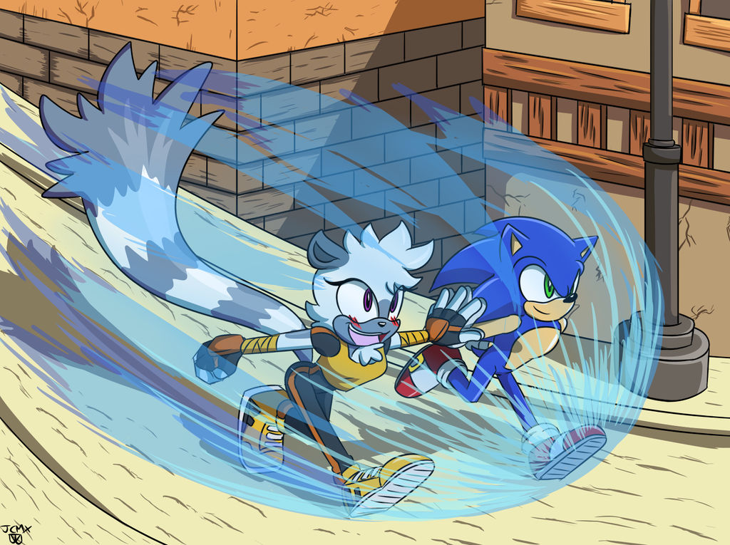 Prize - Sonic and Tangle Double Boost by ShimeCM on DeviantArt