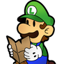 Paper Luigi- The Thousand Year Door