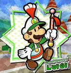 Paper Mario - Grand Marshal Luigi by Fawfulthegreat64