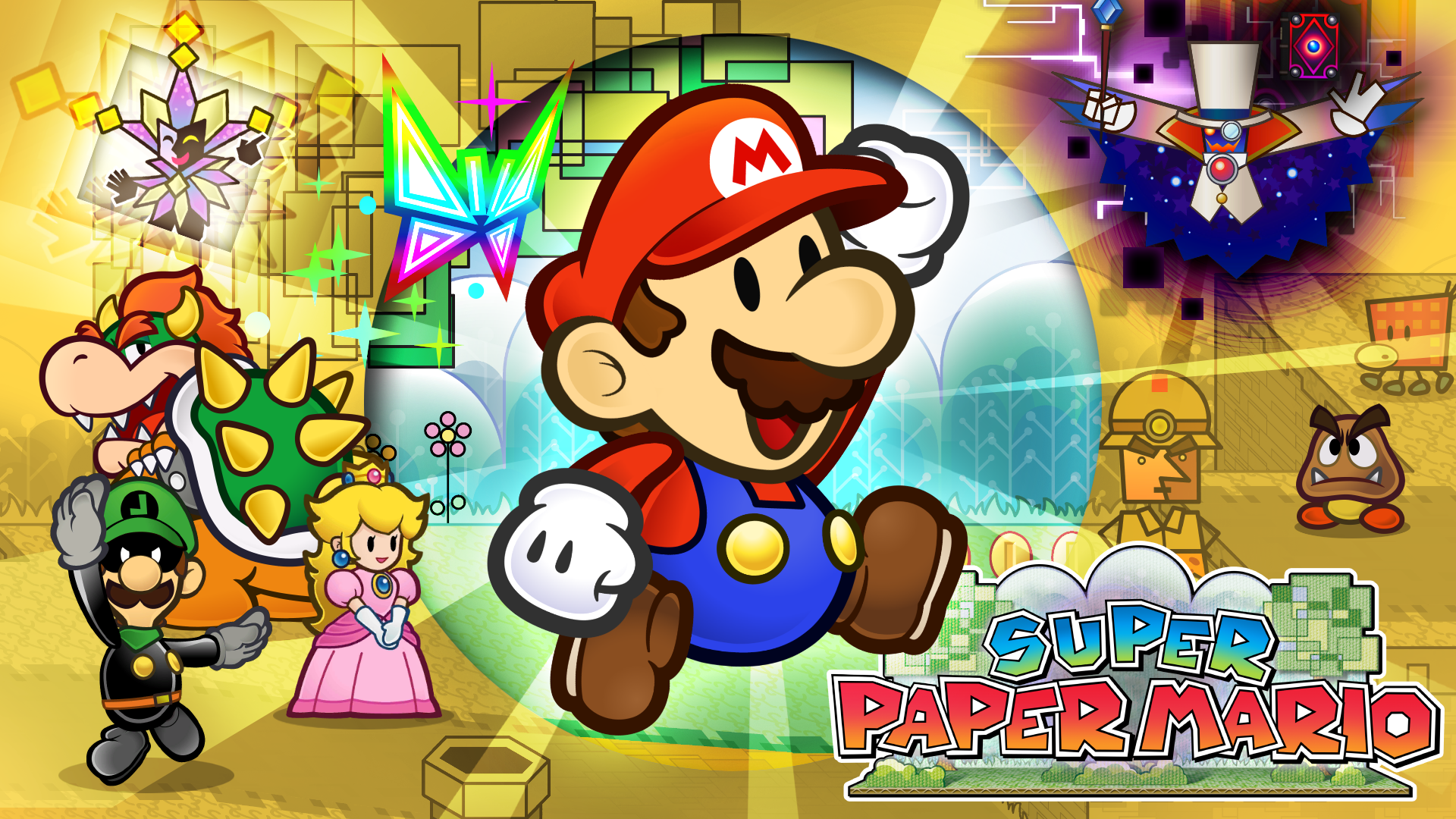 Super Paper Mario Wallpaper by Fawfulthegreat64 on DeviantArt Super Paper Mario Wallpaper by Fawfulthegreat64 on DeviantArt