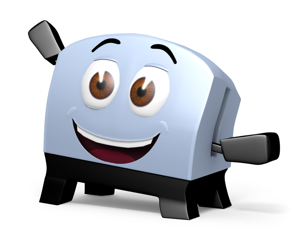 The Brave Little Toaster - Toaster Render by Fawfulthegreat64 on DeviantArt