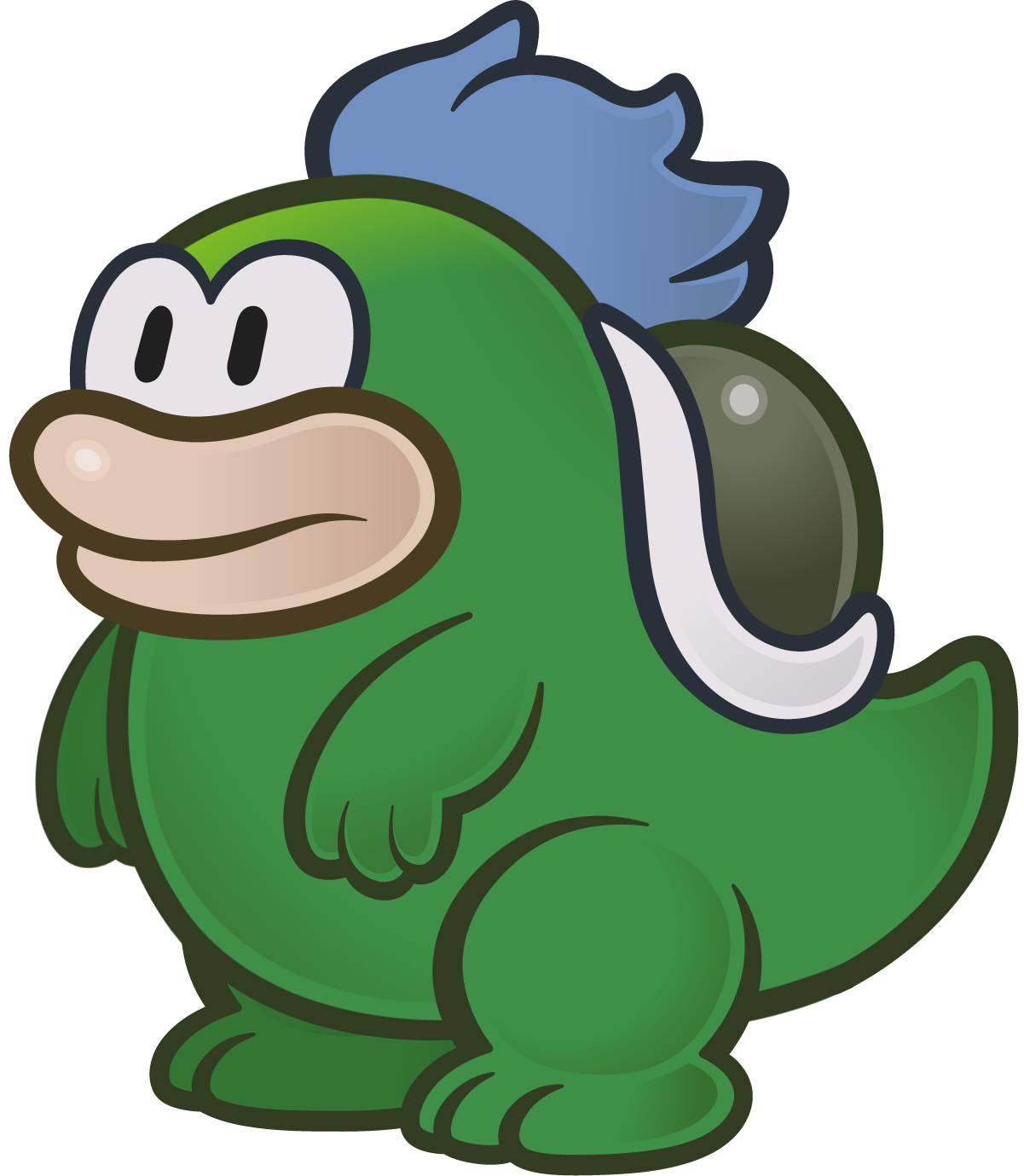 Spike - Classic Paper Mario Style (HD) by Fawfulthegreat64 on DeviantArt