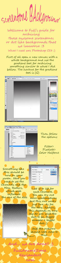 screentone background Part1