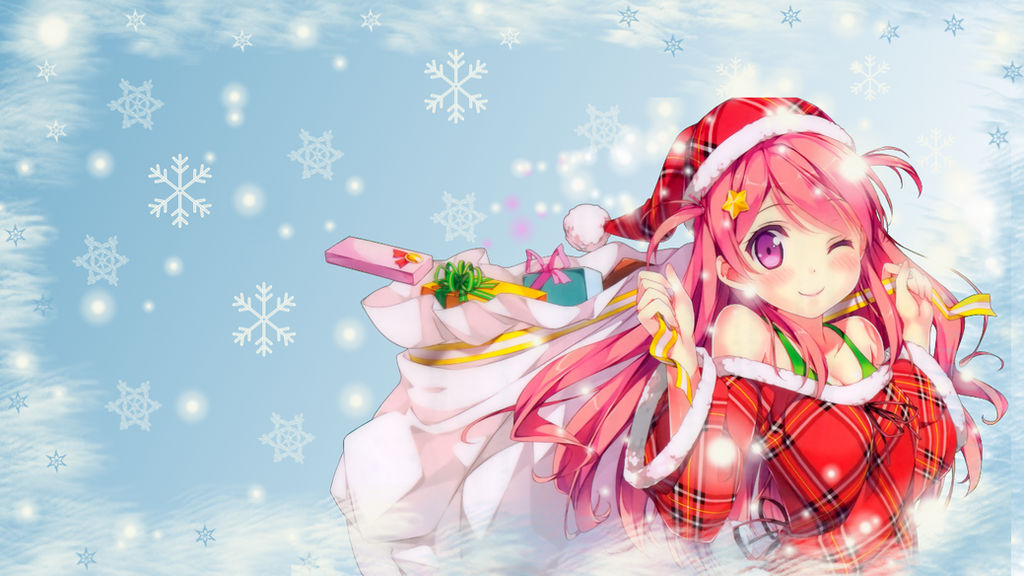 Anime Christmas Wallpaper by ChihaHime on DeviantArt