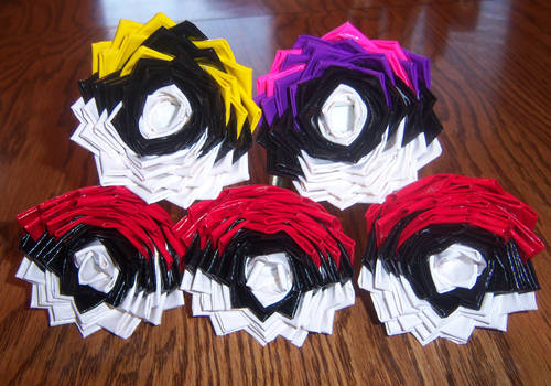 Pokemon Duct Tape Flower Pens