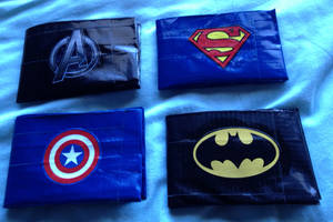 Marvel/DC Comics Duct Tape Wallets