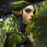 Blue leaf elf