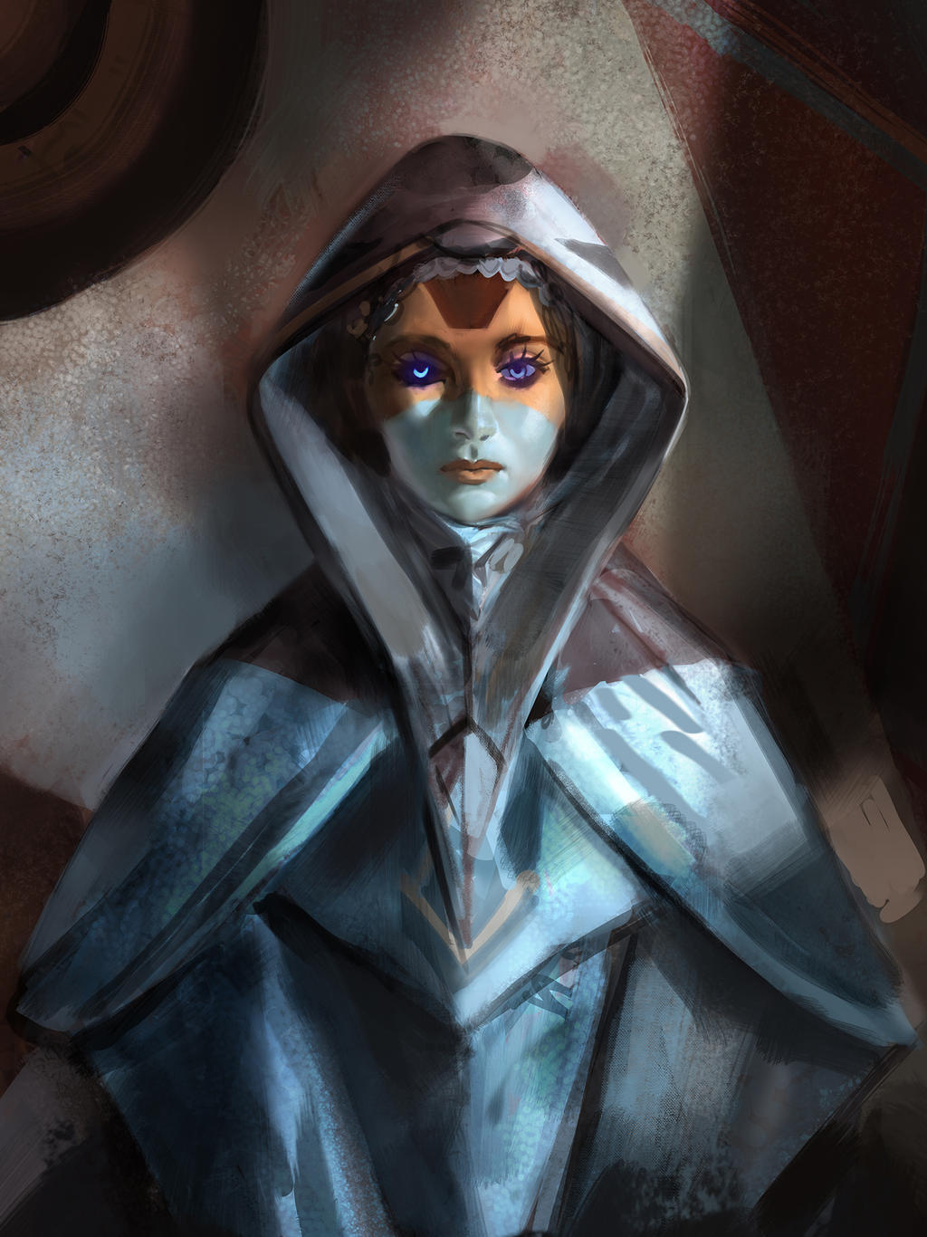 Face of blue by medders