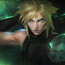 Cloud FFVII speedpaint