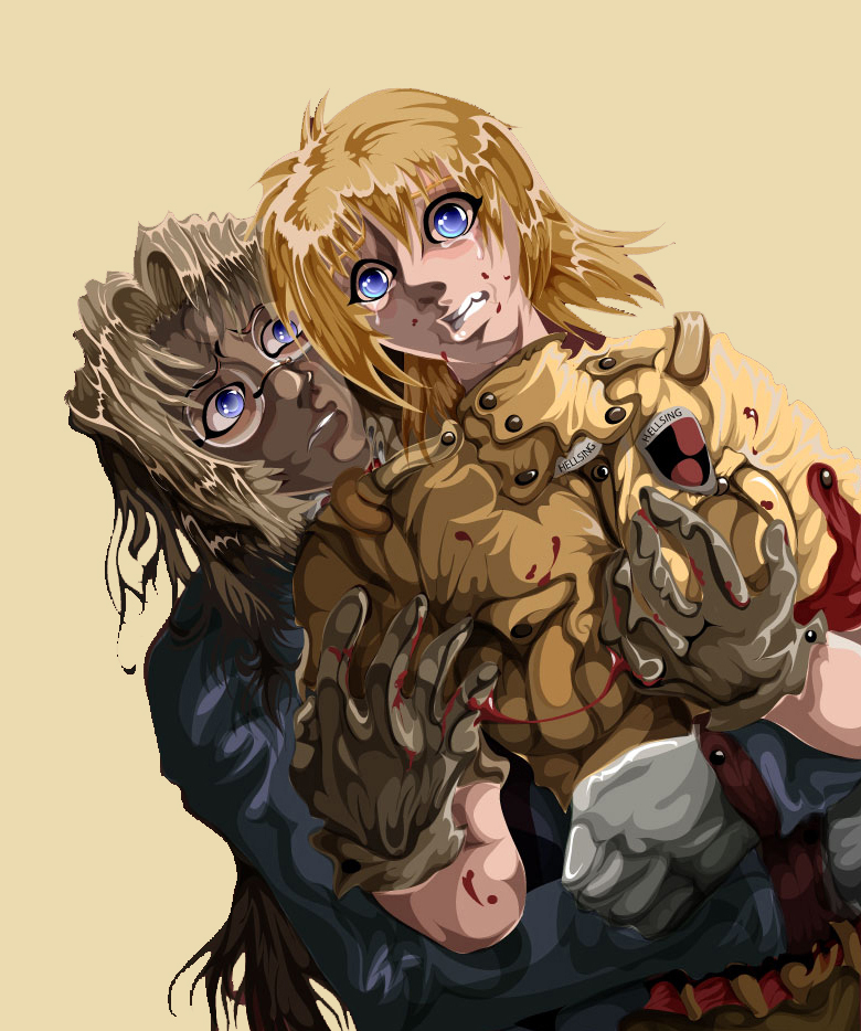 Hellsing: Integra and Seras