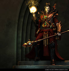 Wizard - Diablo 3 Fan art -  Final Render