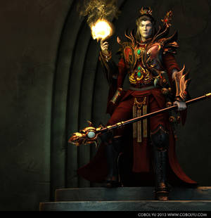 Wizard - Diablo 3 Fan art -  Final Render