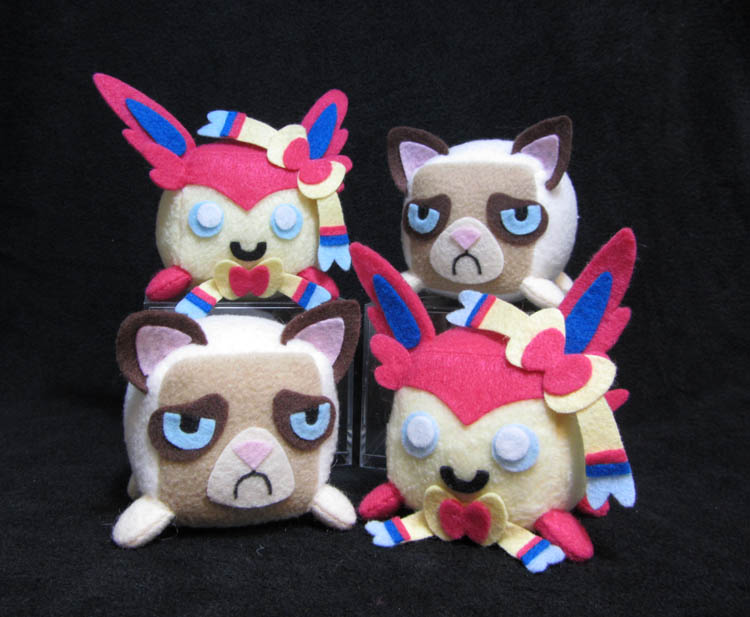 Tofu Sylveon and Grampy Cat