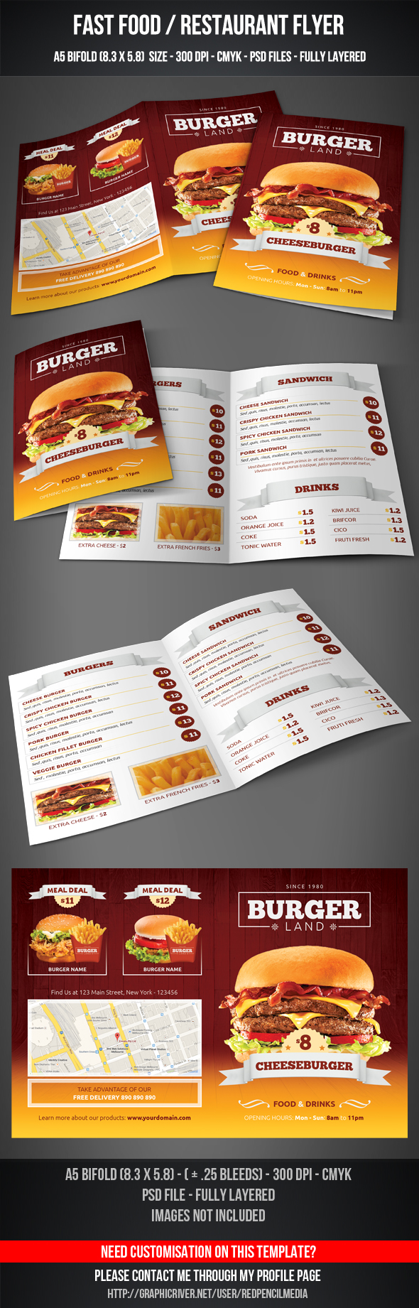 Fast Food / Restaurant Flyer