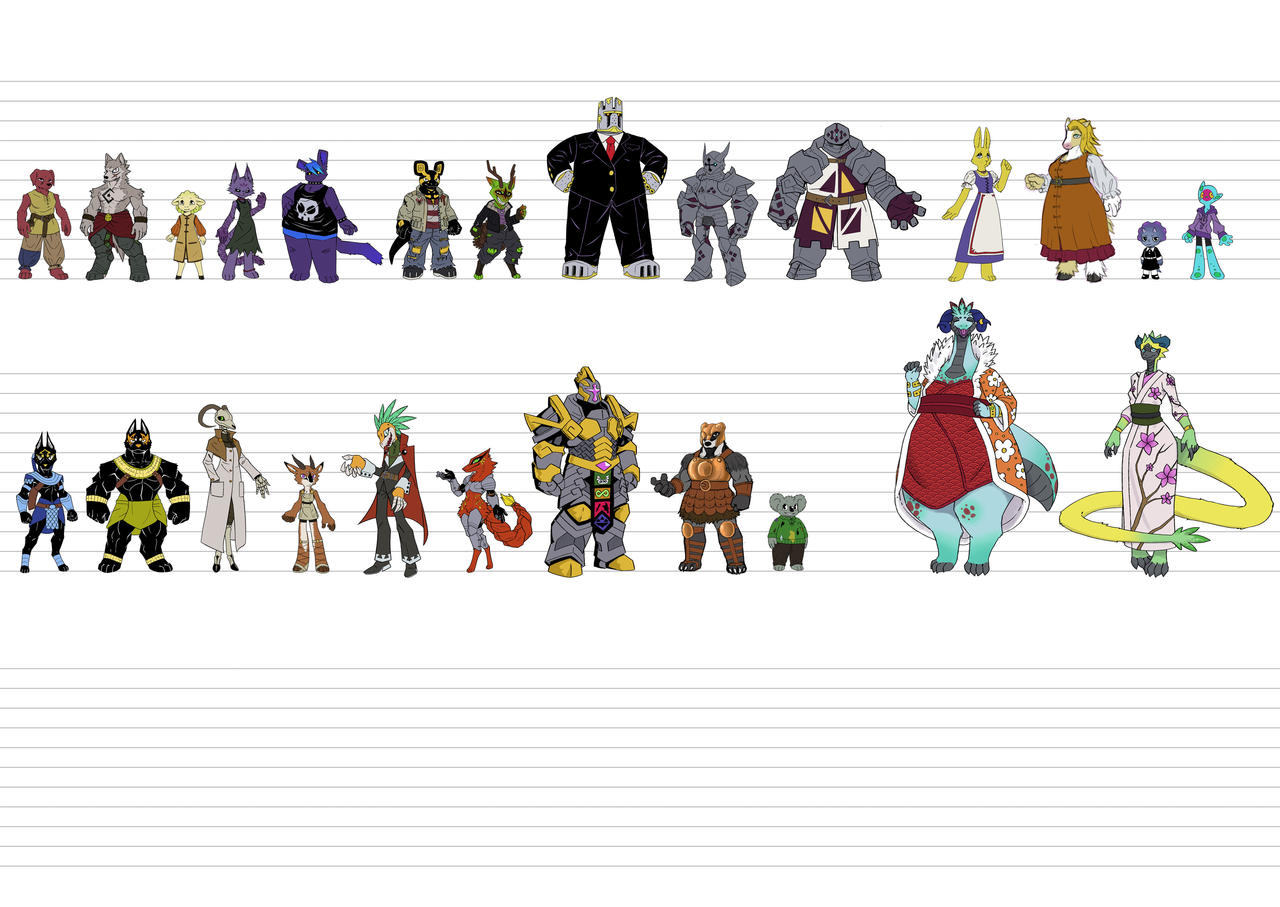 Character Height Chart by Ochre2 on DeviantArt