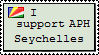 I support APH Seychelles webstamp