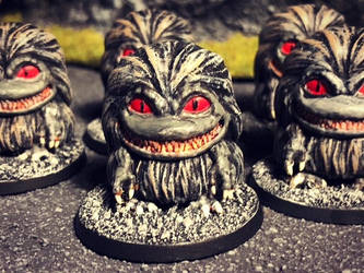 Critters 3d Printed movie miniatures