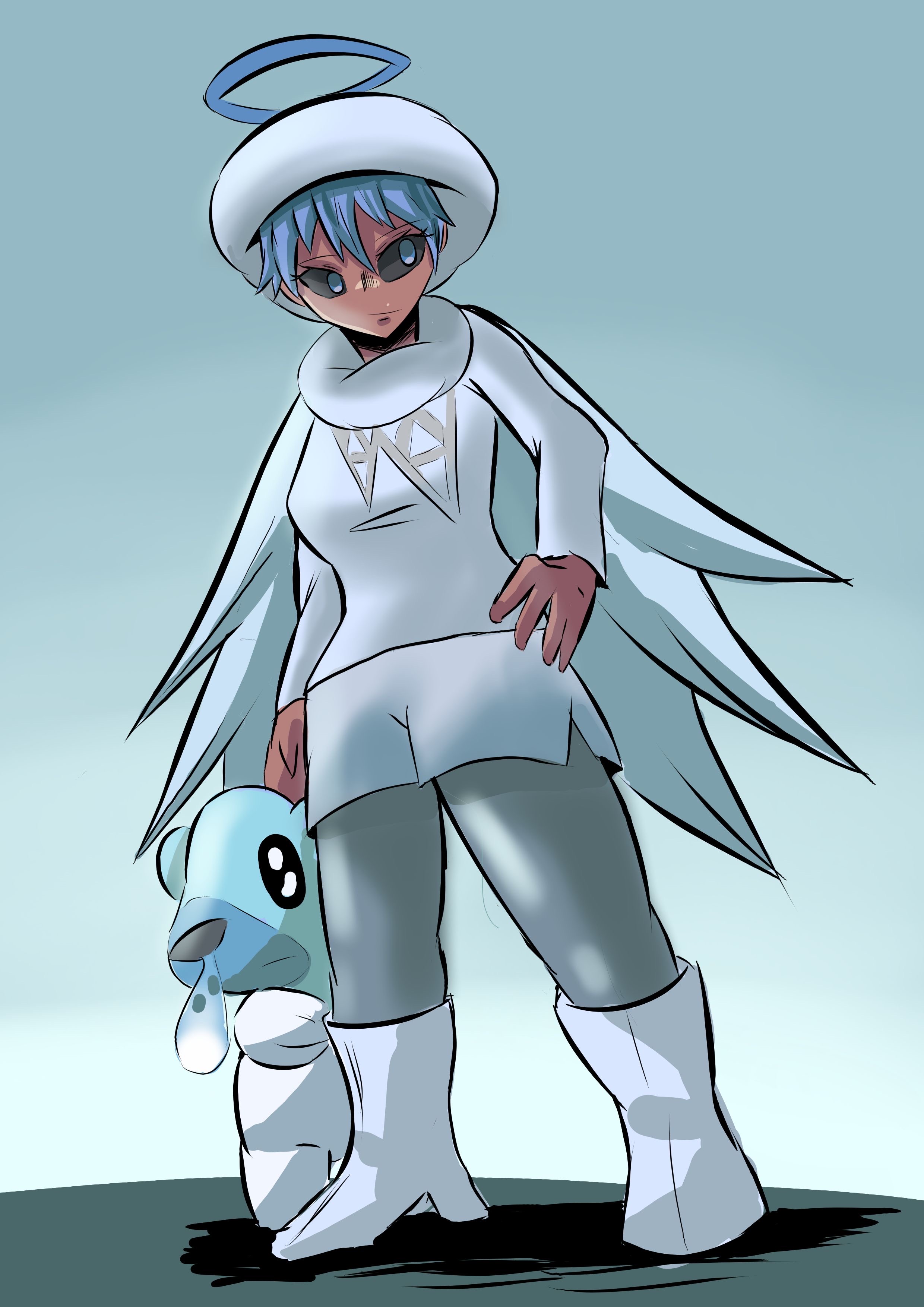 Vera as a Pokemon trainer.