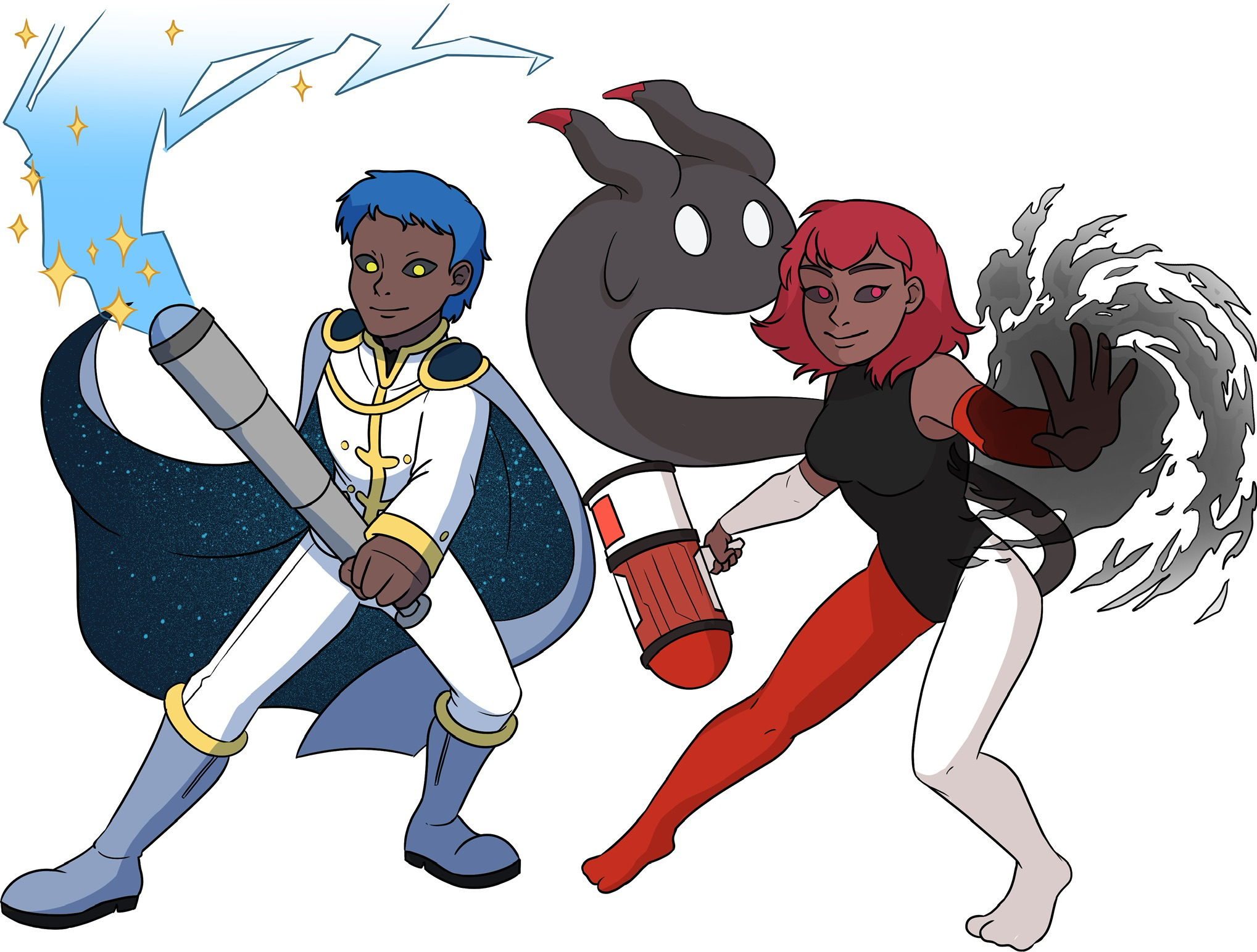 Orbis and Kookie Battle Ready