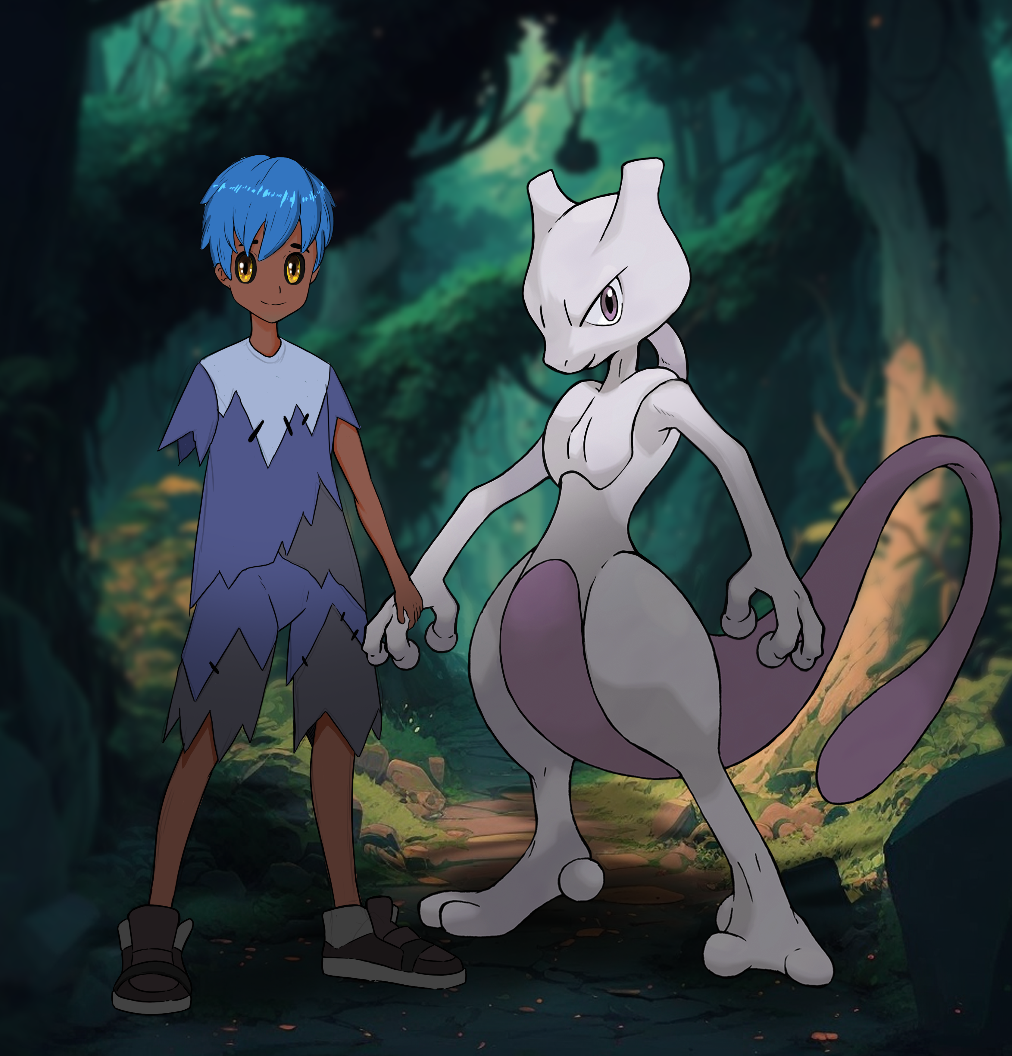 Orbis with Mewtwo