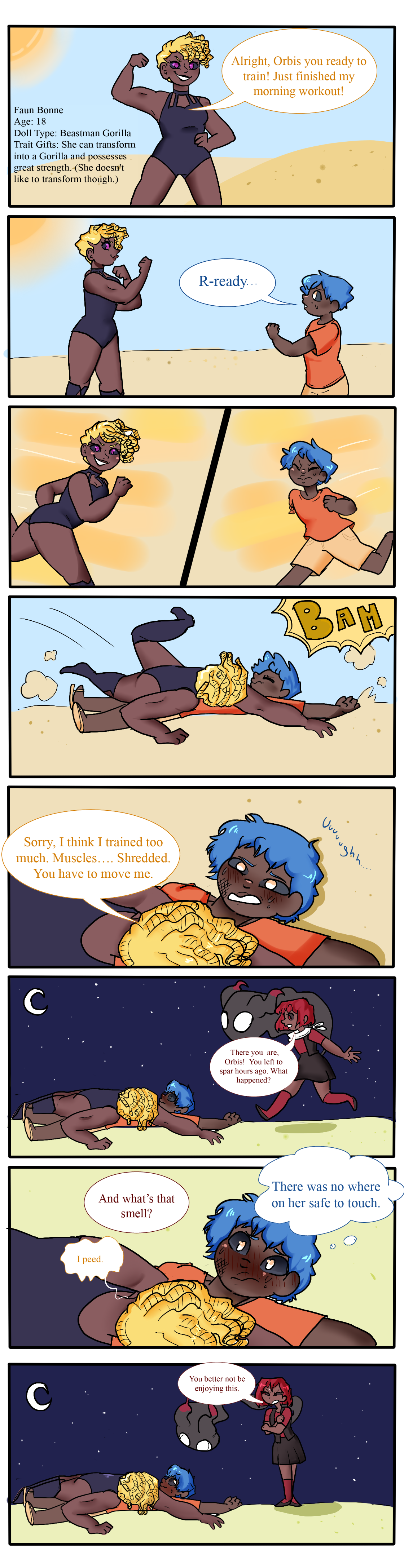 Faun trains Orbis