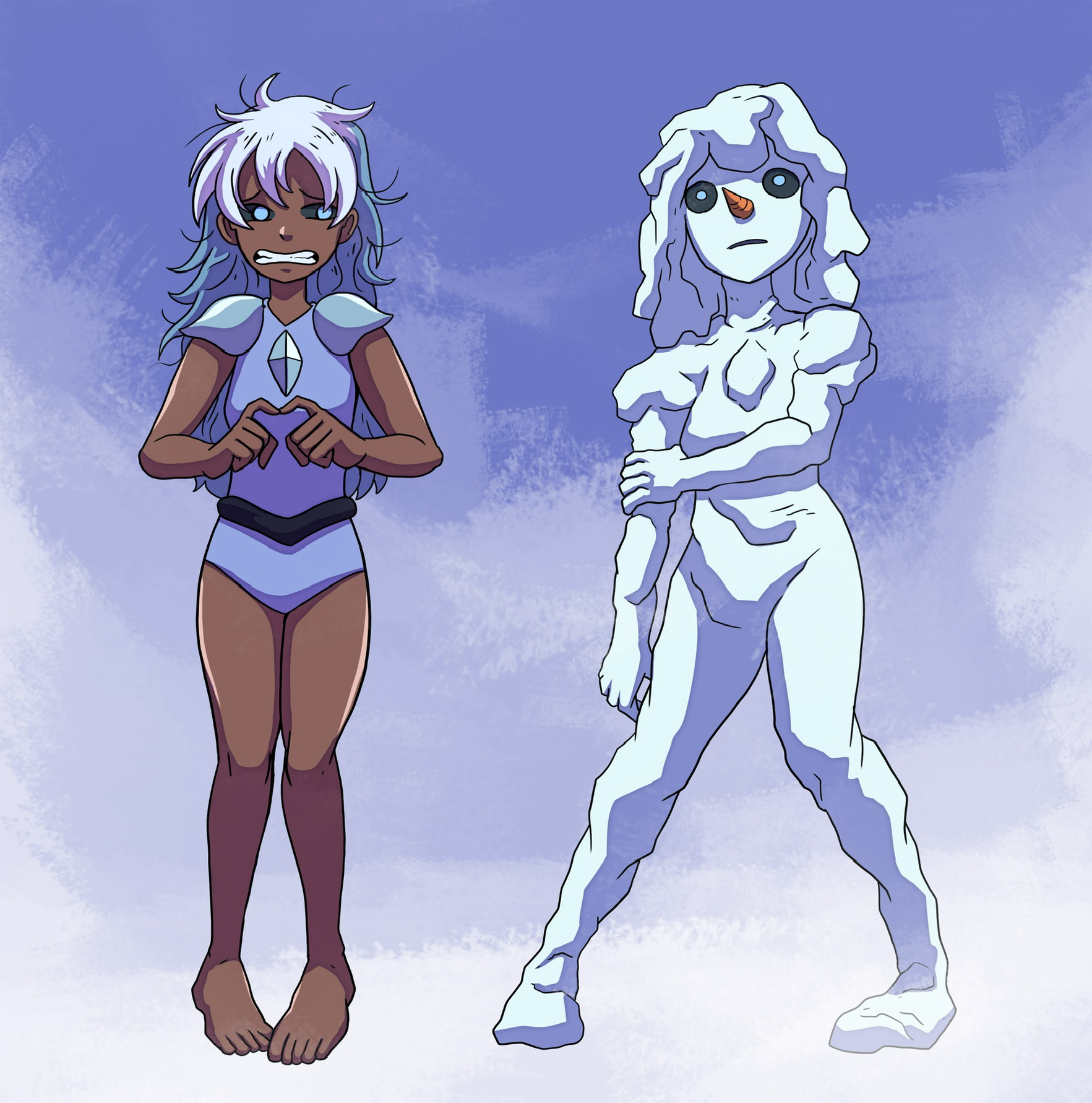 Shalla and her Vanilla Sculpture