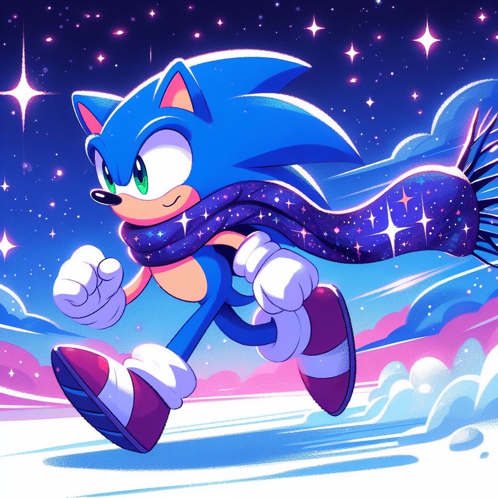 Sonic and His Cosmic Scarf