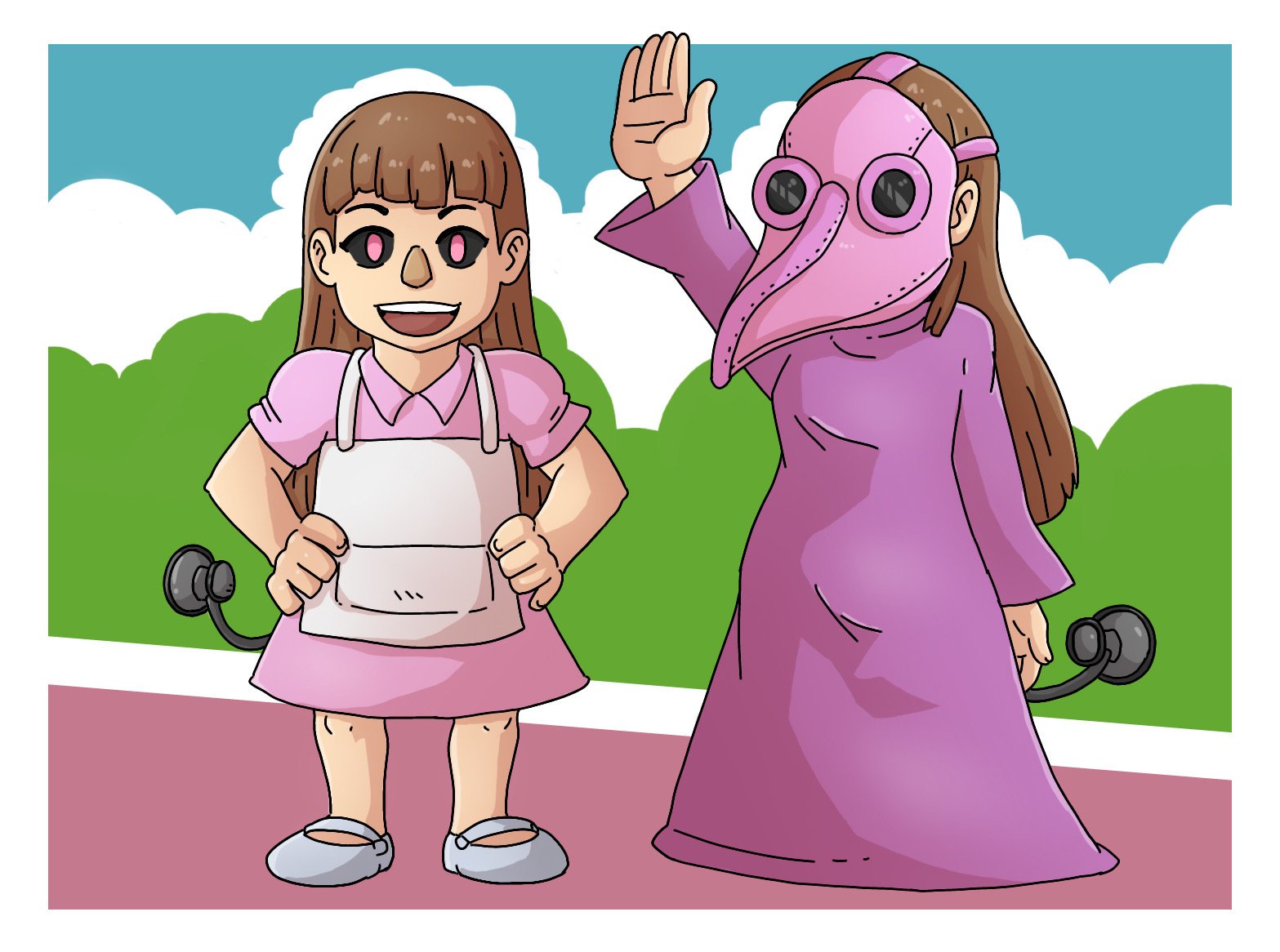 Petha the Plague Doctor Doll