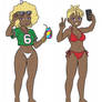 Tana and Faun as GTA Girls