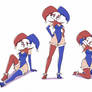 Toka three poses