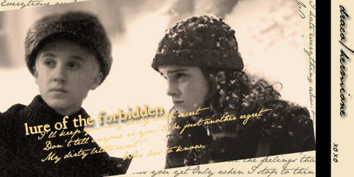 Draco Hermione Vintage Winter