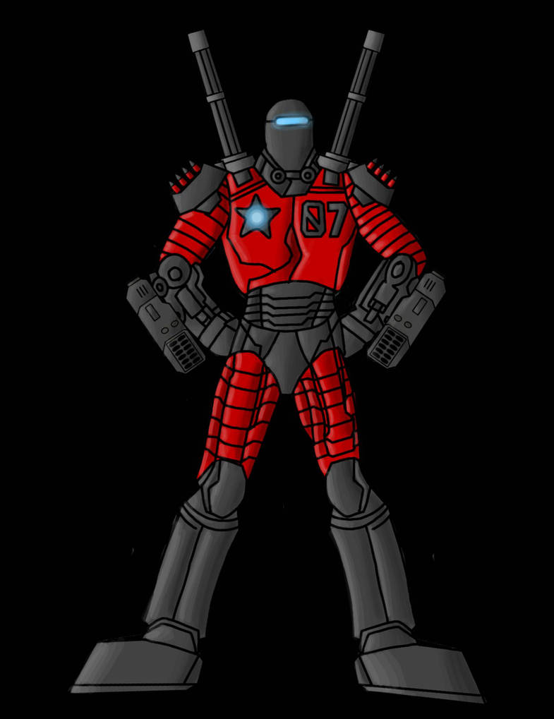 Rocket Machine (War Machine and Rocked Red fusion) by DresspeteeterArt ...