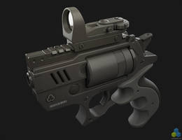 SciFi Snubnose Revolver - Shot5