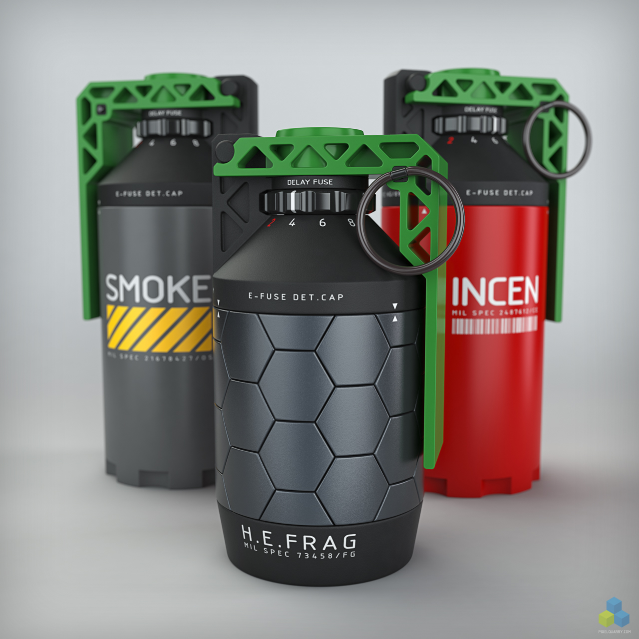 Grenade Color Matching Grenade Combo by pixelquarry on DeviantArt