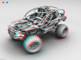 Lego OffRoader for 3D Glasses