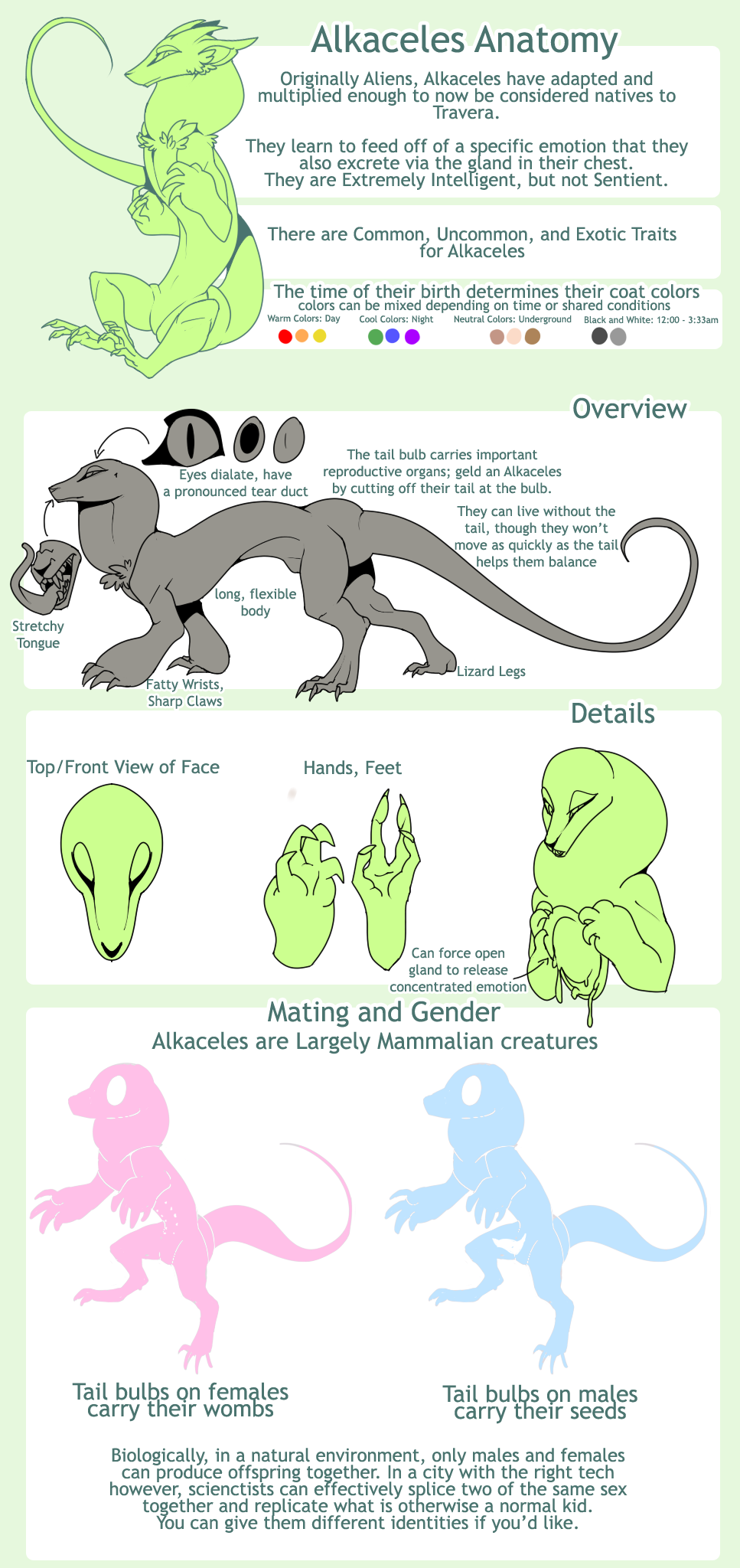 Alkaceles Anatomy